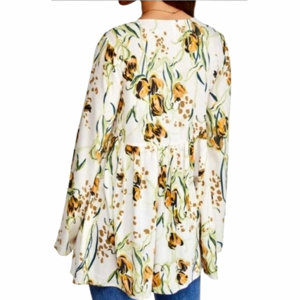 🌺🎉HP🎉🌺 NWT Free People Bella Floral Print Top - Picture 4 of 15